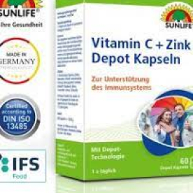 Vitamin C zink sunlife h60vien