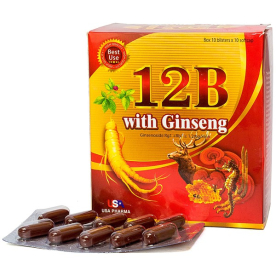 Vitamin 12B wit ginseng hộp 100 viên