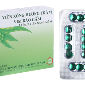 Viên xông hương tràm hộp 40 viên