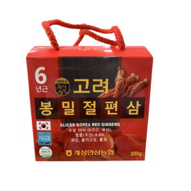 Sâm Lát tẩm Mật Ong korean honey sliced red Gíneng